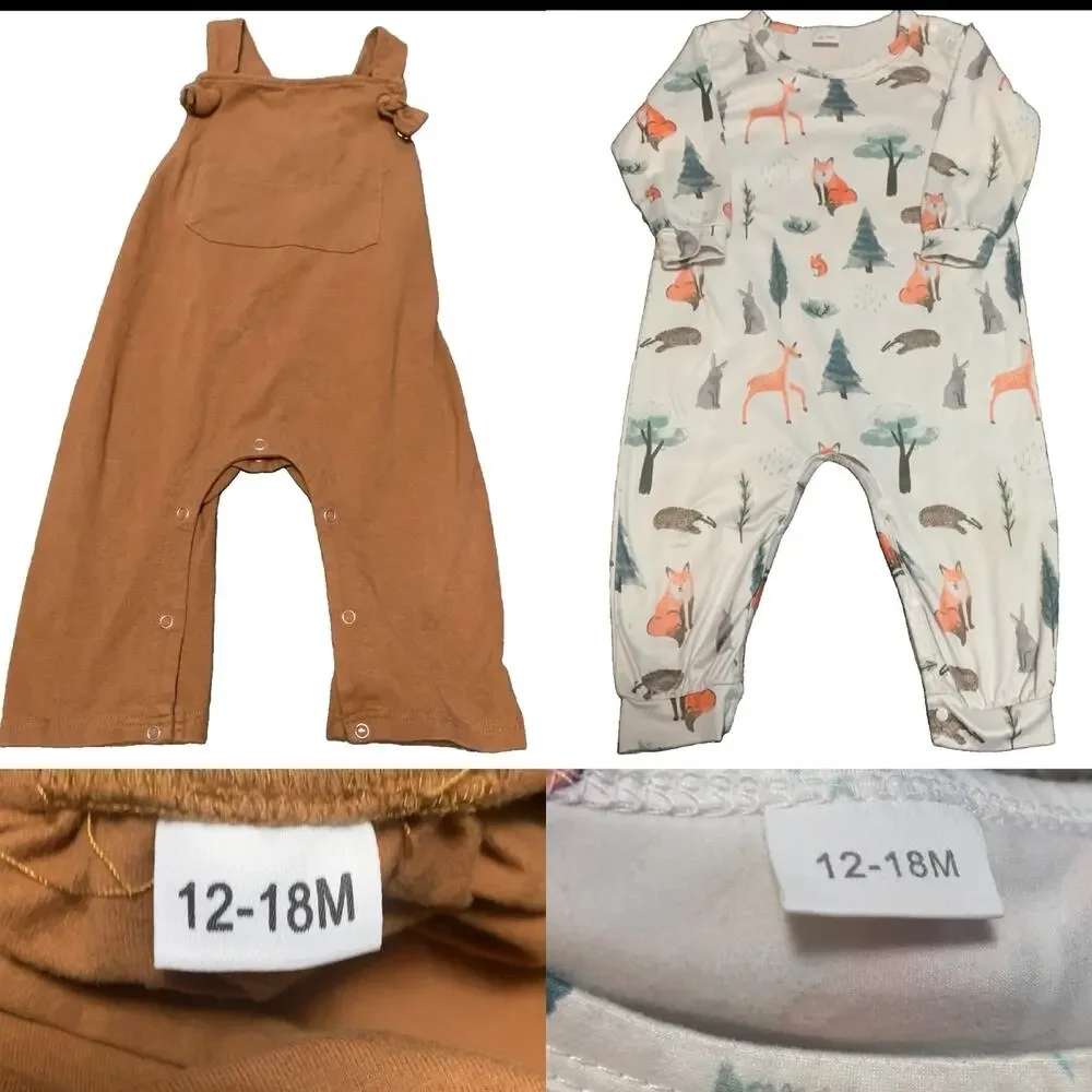 Boys 12-18 Months Clothing Lot 8 Pc Fall Bluey Disney Old Navy Carter’s IZOD
